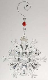 2 Waterford, Pierced Snowflake Ornaments 170//280